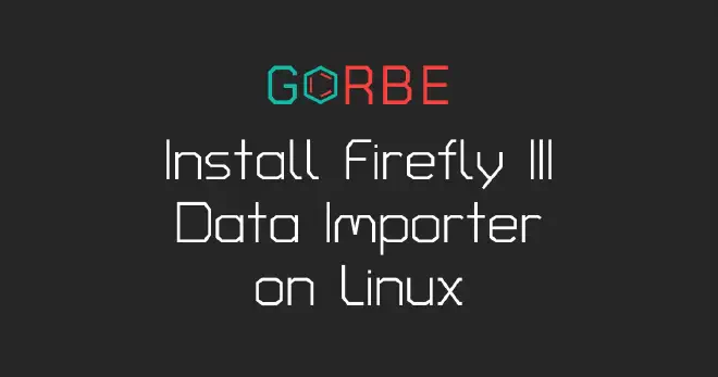 Install Firefly III Data Importer on Linux